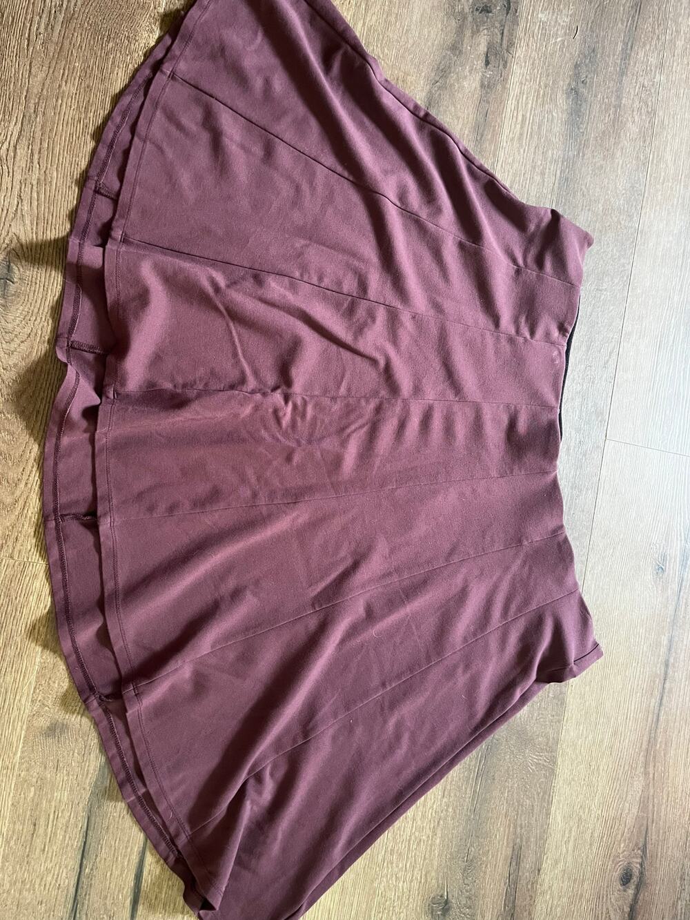 Torrid Size 2 18/20 Burgundy Ponte Skater Skirt Stretch Fit & Flare